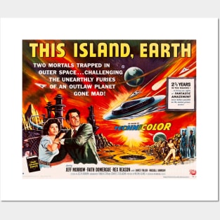 Classic Sci-Fi Movie Lobby Card - This Island Earth Posters and Art